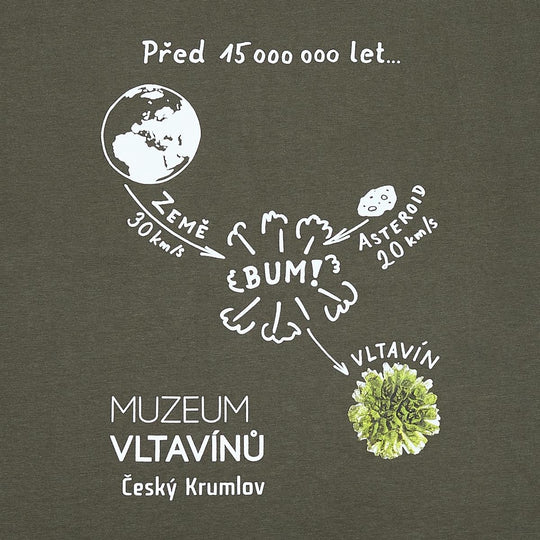 Vltavínové triko "Bum"